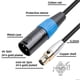 thumbnail image 4 of Mini XLR Male to XLR Female Adapter Cable Balanced Cord,1Ft/0.3M, 4 of 5