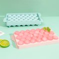 thumbnail image 5 of Cheers.US Round Ice Cube Tray with Lid Ice Ball Maker Mold for Freezer with Container Mini Circle Ice Cube Tray Making Sphere Ice Chilling Cocktail Whiskey Tea Coffee, 5 of 9