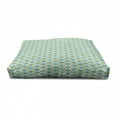 thumbnail image 3 of Geometric Pet House, Retro Circles with Dots Round Design Elements Vintage Inspirations, Outdoor & Indoor Portable Dog Kennel with Pillow and Cover, 5 Sizes, Yellow Green Blue Black, by Ambesonne, 3 of 4