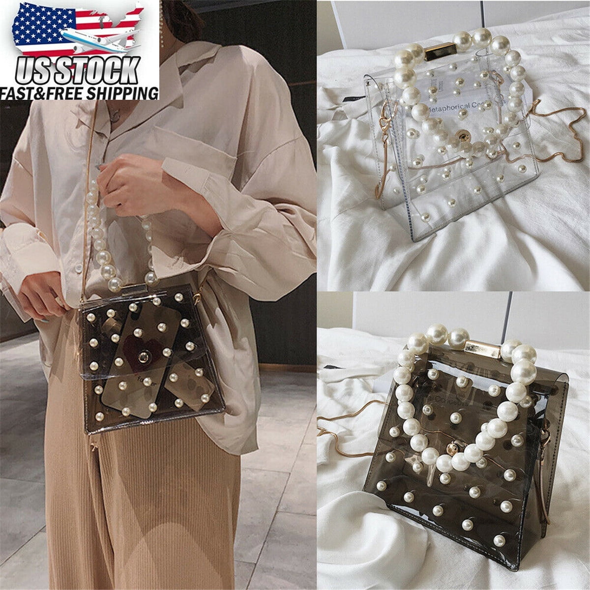 walmart clear plastic purse