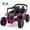 Rose & Black, variant on Costway 12V Kids Ride On Car Battery Powered Electric Remote Control LED Lights Music Black