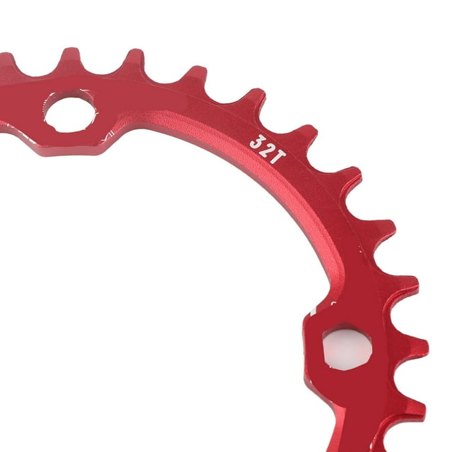 Bike Chain Ring, BCD104 Aluminum Alloy Mountain Bike Single Crank Chain Ring Standard Teeth Design for Bike Repair