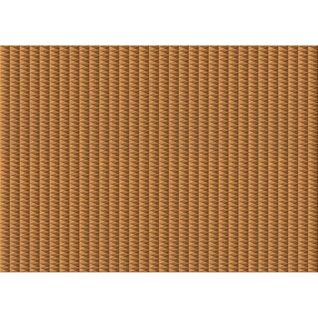 Ahgly Company Machine Washable Indoor Rectangle Transitional Mahogany Brown Area Rugs, 7' x 10'