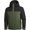 Military Green, variant on Men's Waterproof Rain Jacket Hooded Lightweight Hiking Shell with 4 Pockets