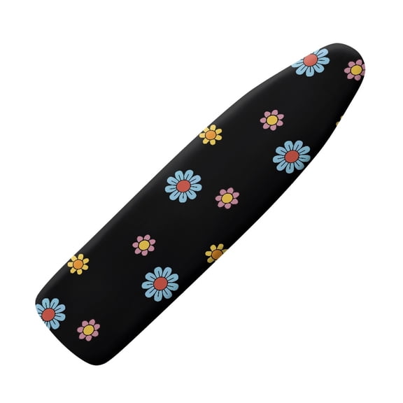 HELLHERO Adjustable Straps 15x54 Polyester Fabric Removable Cover Ironing Board Protector Cover Pretective Covers Ironing Board Protector Elastic Sides, Daisy