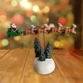 thumbnail image 6 of Multicolor Flaming Sleigh Animated Statue Xmas Vacation Village Accessories, 6 of 8