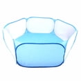 thumbnail image 1 of Tienda de Campaña con , Valla Hexagonal, Valla Plegable para Mascotas, Color Azul, 1 of 5