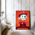 thumbnail image 3 of Póster adhesivo para pared con diseño de perro de la Patrulla P, impresiones en papel blanco, carteles, obras de arte, pintura decorativa vintage, 3 of 5
