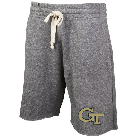 Men's Concepts Sport Heathered Gray Georgia Tech Yellow Jackets Mainstream Terry Shorts