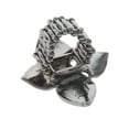 thumbnail image 2 of Crystal Stretch Flower Ring, 2 of 3