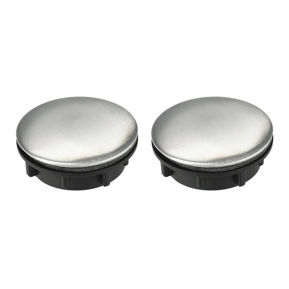 Unique Bargains Faucet Hole Cover for Dia 1 to 1.2 inch, Kitchen Sink Tap Hole Cover 304 Stainless Steel 2Pcs