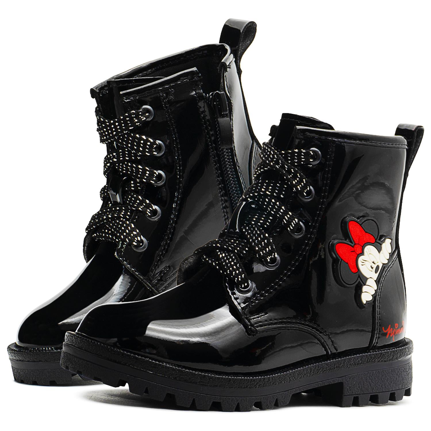 Botines Niña Botas NiÃ±a Charol Negro Botas Niña Negro Botines De - Main Image