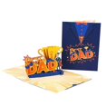 thumbnail image 1 of Super Dad Pop Up Card, 3D Best Dad Greeting Card For Father's Days, Anniversary Card, Birthday Card, Gifts For Father, 1 of 5