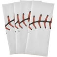 thumbnail image 6 of Baseball Lines Dish Towels Set of 6, Cartoon Sport Washable Tea Towels Dishcloths Lint-Free 18x28 Inch Fast Drying for Kitchen Restaurant Bar Clean, 6 of 7