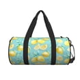 thumbnail image 2 of KLL Yellow Lemon Duffle Bag For Men Women Sport Gym Fitness Tote Travel Training Workout Basketball Football Weekender, 2 of 8
