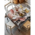 thumbnail image 6 of Farm Animal Table Cloth 54x54 Inch Square, Pig Sheep Cow Chicken Countryside Waterproof Tablecloth Washable Table Cover for Party Picnic Dinner Decor, 6 of 9