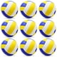thumbnail image 1 of Pelotas de voleibol Ukontagood, 9 unidades, tamaño 5, impermeables, de poliuretano suave, 1 of 7