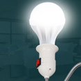 thumbnail image 4 of KEINXS Douilles de Lampe E27 Réglables Pivotantes Support Douille à DEL Adaptateur d'Ampoule Interrupteur de Prise, 4 of 4
