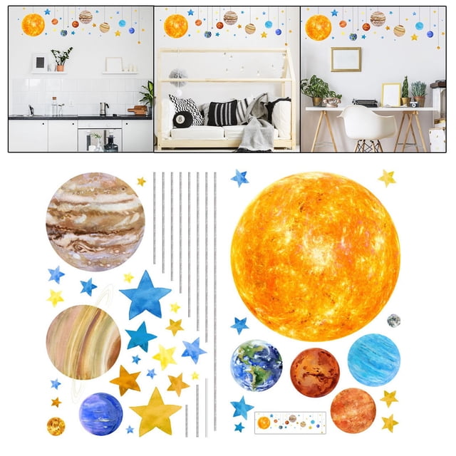 s de pared del , calcomanías de s es, papel tapiz decorativo para dormitorio, cumpleaños, habitación de , perfecl Pegatinas de pared