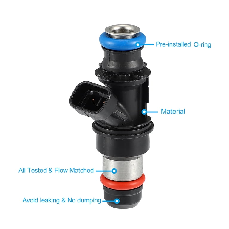 4-Pack Fuel Injector Set For Toyota Prius C 1.5L 2012-2019 (OE# 23209-21091)
