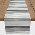 thumbnail image 3 of Creative Products Gray Abstract Beach Stripes 16x72 Poly Twill Table Runner, 3 of 3