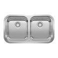 thumbnail image 1 of Essential 31" 50/50 Double Bowl Undermount Stainless Steel Kitchen Sink, 1 of 3