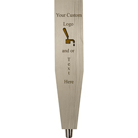 - Custom Personalized Beer Tap Handle 3D Laser Engraved with your text. Great for tap rooms, breweries and home kegerators. (12.5 INCH TAPERED)