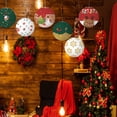 thumbnail image 4 of Birdeem Outdoor Christmas Decorations, Christmas Tree Decorations, 6 Pcs Christmas Decorations Party Paper Lanterns Set, Christmas Trees Decorations,For Christmas Party Decor, 4 of 8