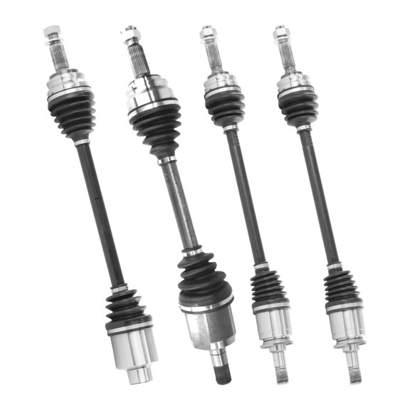 AutoShack Front & Rear CV Axle Shafts for Jeep, Patriot 2014-2017 Compass 2014-2017, 4WD L4 2.0L 2.4L