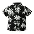 thumbnail image 4 of Huanglei Child Toddler Boys Girls Short Sleeve Summer Casual Gentleman Tops Hawaii Beach Holiday Floral Shirts T Shirt Boys' Graphic Tees Breathable Trendy Tops, 4 of 7