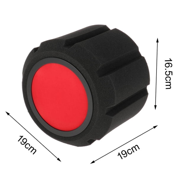 ziyahi Microphone Screen Acoustic Sponge for Radio Studio Outdoor Performance Standard Red