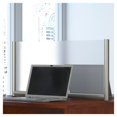 thumbnail image 3 of Bush Business Furniture 42"W Metal Desk Divider Privacy Panel in Frosted/Silver, 3 of 7