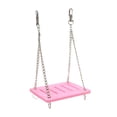 thumbnail image 3 of Hamster swing juguete colgando juguete decorativo cómodo accesorios para colgantes de mascotas para colgantes soportes de juego para guacamá canary Rosa, 3 of 9