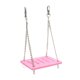 thumbnail image 3 of Accesorios colgantes para mascotas de hámster Decoración estable Hamaca Hamaca Ejercicio Molar Molar Postón colgante para pinzones Páreos para pájaros Rosa, 3 of 8