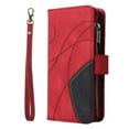 thumbnail image 6 of for Samsung Galaxy S25 Ultra 5G Wallet Phone Case with 9 Card Holder Zipper Pocket, Magnetic Closure Premium Folio PU Leather Flip Case with Wrist Strap for Samsung Galaxy S25 Ultra 5G,Red, 6 of 16
