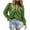 Army Green, variant on Casual Women's Tops Fashion Plus Size Women's Casual Long Sleeve V-Neck Solid Color Button Long Sleeve Top Loose Hollow Lace Embroidery Shirt