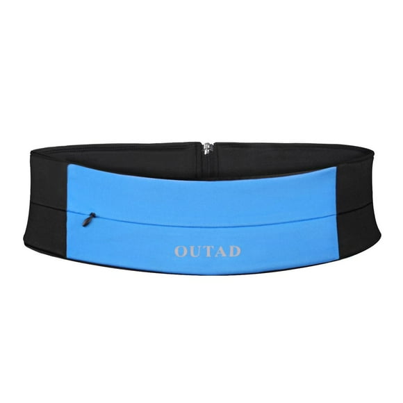 OUTAD Quick-drying Invisible Zipper High-tech Spandex Yoga Belt Waist Pack