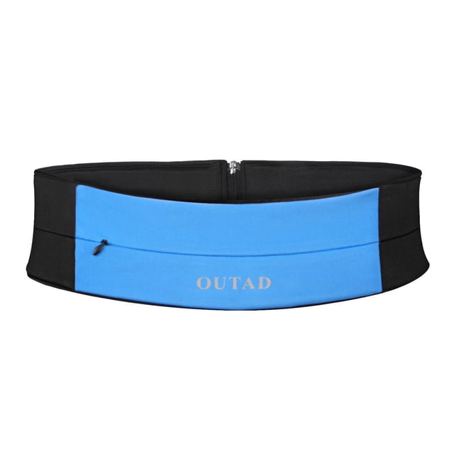 OUTAD Quick-drying Invisible Zipper High-tech Spandex Yoga Belt Waist Pack