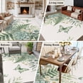 thumbnail image 5 of Area Rug for Living Room, Spring Eucalyptus Non-Slip Indoor Large Carpet for Bedroom/Dining Room, Garden Botanical Leaves Butterflies Washable Low-Profile Rectangle Floor Runner Rugs - 6 x 9 Ft, 5 of 8