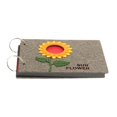 thumbnail image 1 of Libro de Recuerdos de Bebés Álbum de fotografía de Niños Bricolaje Accesorios Gris oscuro-girasoles, 1 of 9