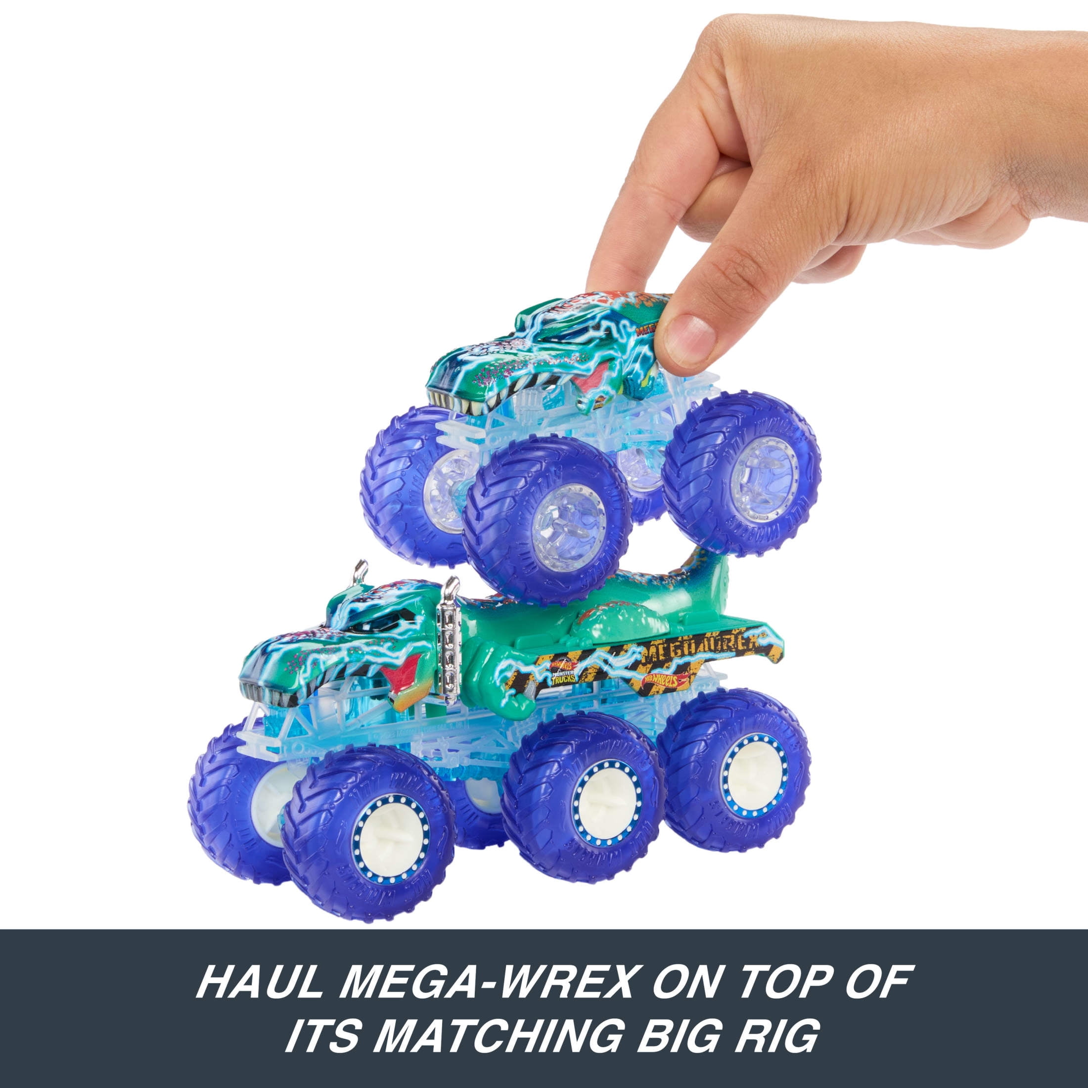 Hot Wheels Monster Trucks Power Smashers Toy Truck & Big Rig Multipack (4 Toy Trucks)