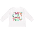 thumbnail image 3 of Inktastic My Tia Loves Me Niece Girls Long Sleeve Toddler T-Shirt, 3 of 5