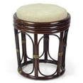 thumbnail image 5 of SK New Interiors Pier Stool Plant Stand ECO Natural Rattan Wicker Handmade Design, Dark Brown, 5 of 8