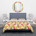 thumbnail image 2 of Designart 'Summer Jungle Pattern with Tropical Flowers Heliconia' Tropical Duvet Cover Set, 2 of 4