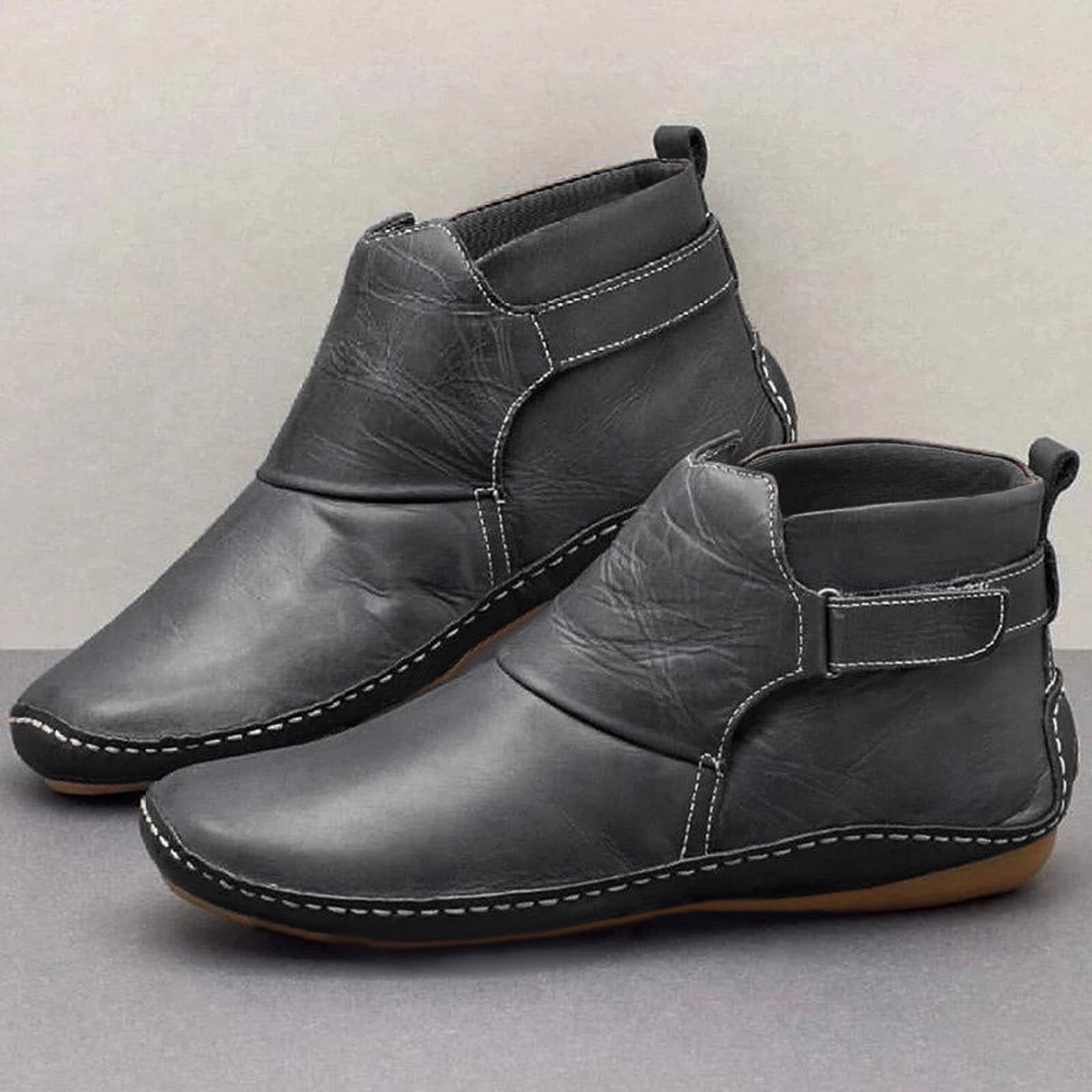 adviicd Mid Calf Boots For Women's Ankle Rain Boots Waterproof Chelsea Boots
