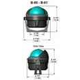 thumbnail image 2 of Ritchie B-80 Voyager Black Flat Dial Boat Compass with Bracket Mount & Green Light, 2 of 3