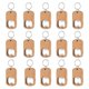thumbnail image 1 of 15 Pack Bottle Opener Blank Wooden Keychain Blanks, 1 of 5