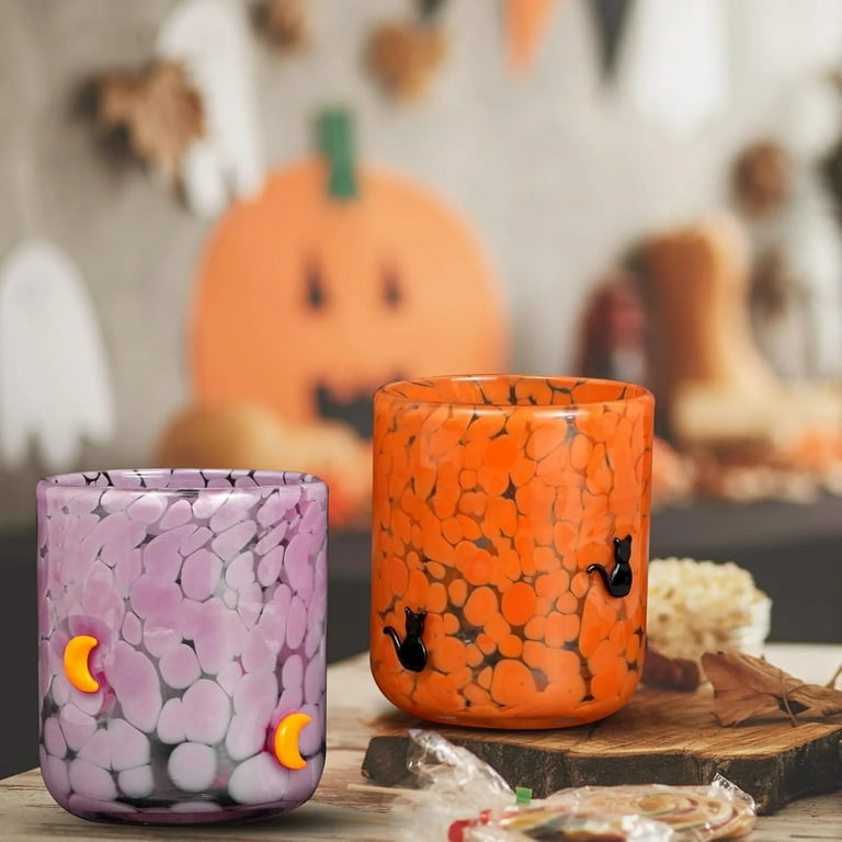 Halloween Icon Juice Glasses, 14oz Icon Stemless Coffee Cocktail