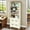 Beige, variant on Uforic 76'' Kitchen Pantry Cabinet with 2 Drawers, Tall Storage Cabinet with Glass Doors & Adjustable Shelves, Beige