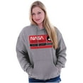thumbnail image 4 of NASA Worm Logo Kennedy Space Center Hoodie Sweatshirt Women Men Brisco Brands S, 4 of 6